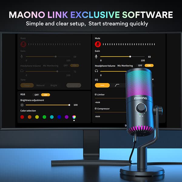 MAONO DM30RGB USB Gaming Microphone