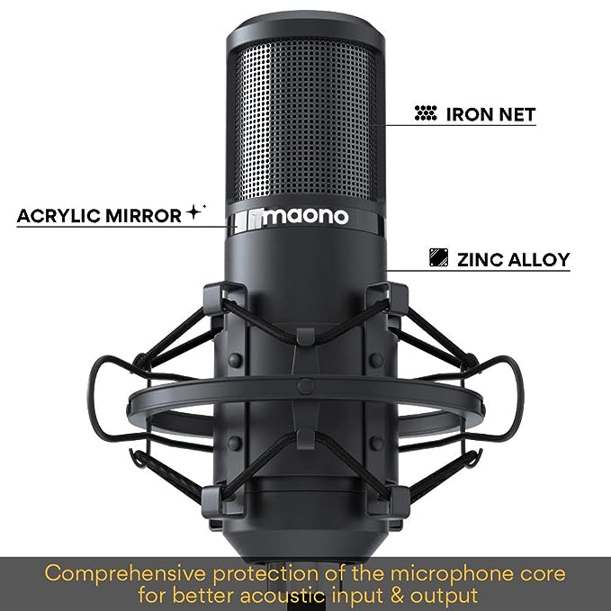 MAONO AU-PM420 USB Podcast Condenser Microphone