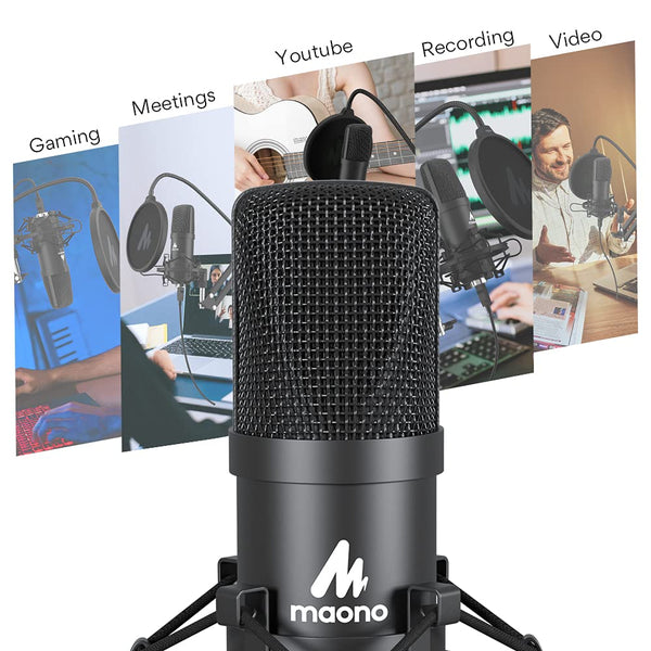 MAONO AUA04 Condenser Microphone Kit (Black)