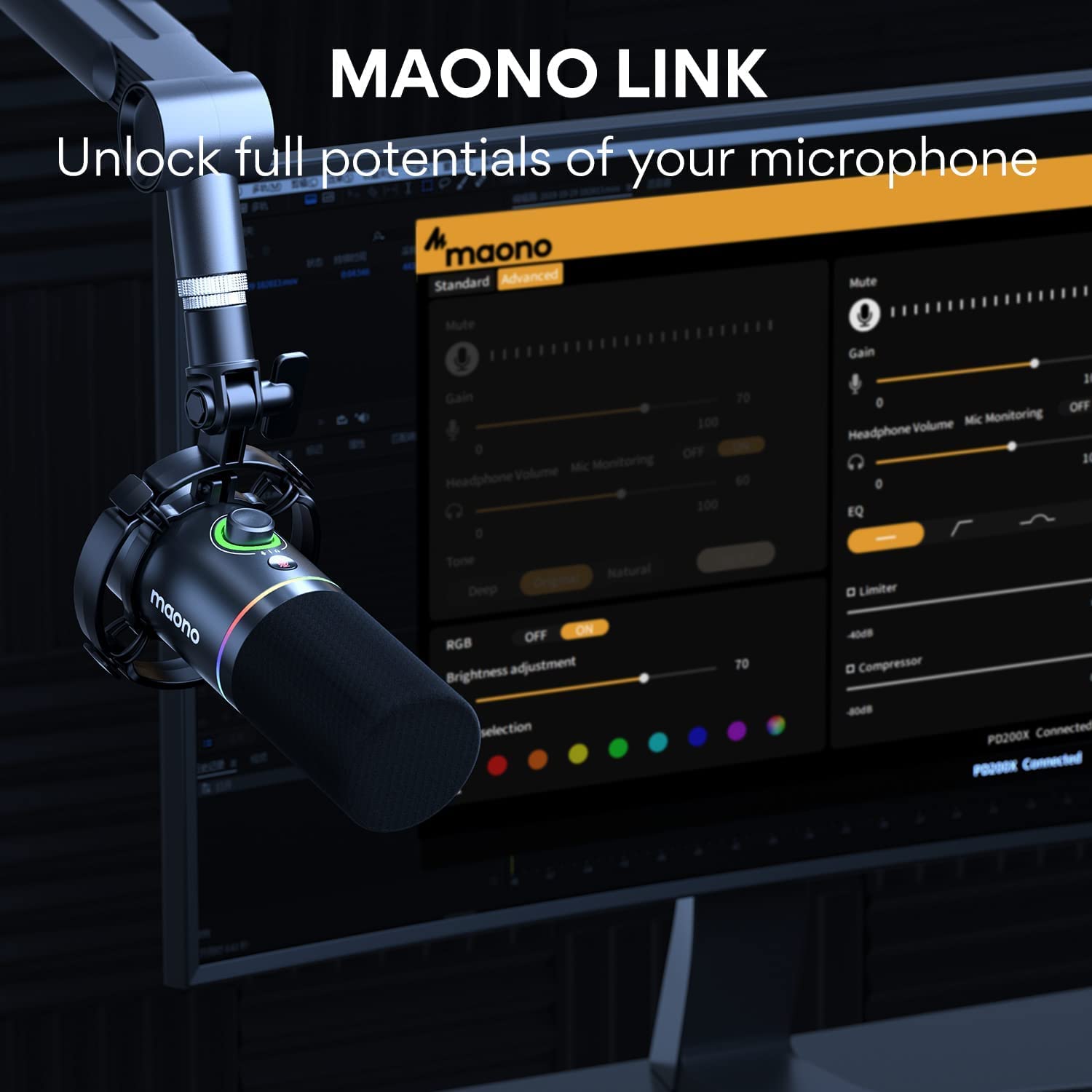 MAONO PD200X USB/XLR Dynamic Microphone