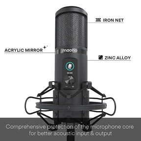 MAONO AU-PM421 Large Diaphragm Condenser USB Microphone